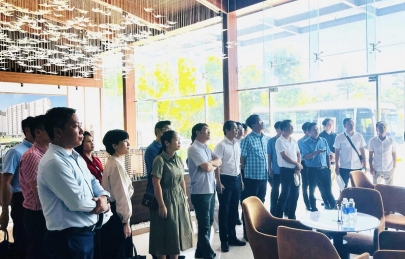 Đoàn Kiểm Tra Liên Ngành của Bộ Xây Dựng và tỉnh TT. Huế tham quan KĐT Ecogarden