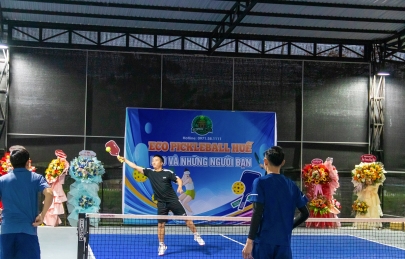 Môn thể thao mới Pickleball tại Ecogarden