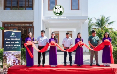 Khai trương Biệt thự mẫu Laurel Villa