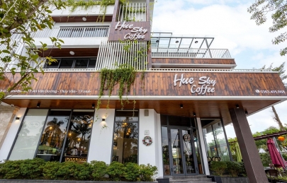 Hue Sky Coffee: Điểm hẹn cafe BĐS cuối tuần tại Ecogarden