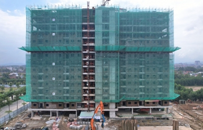 Vượt tiến độ, tòa W3 – NOXH West Sky chuẩn bị cất nóc