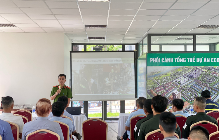 Tuyên truyền, tập huấn và huấn luyện cấp chứng nhận PCCC & CNCH tại Ecogarden