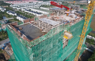 Tòa W3 – NOXH West Sky tiếp tục vượt tiến độ sau lễ cất nóc