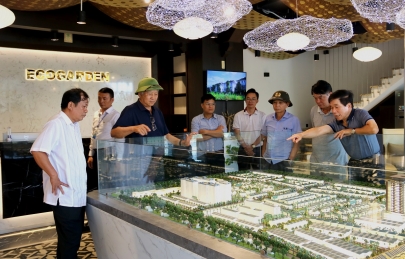 Chủ tịch Hiệp hội Nhà thầu Xây dựng Việt Nam thăm dự án Ecogarden