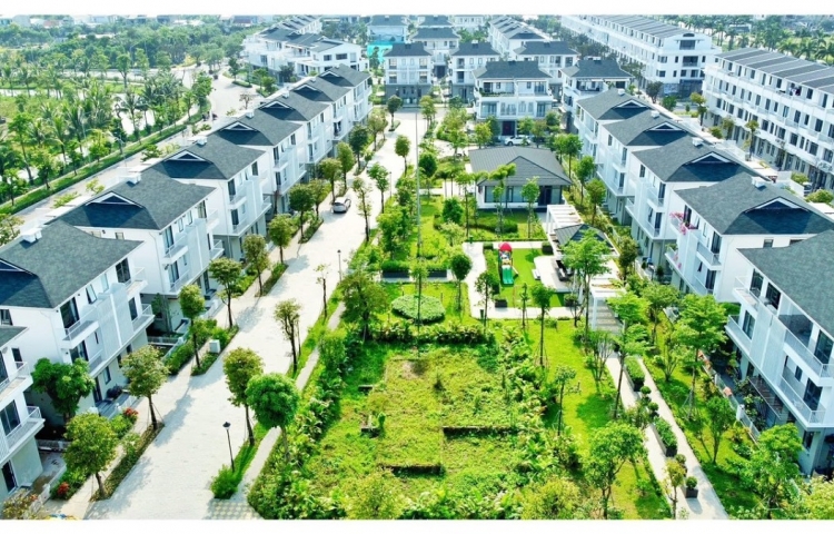 Có những ngôi nhà xanh trong KĐT xanh Ecogarden 